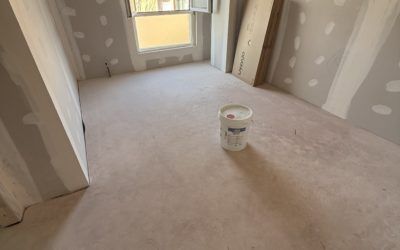 Anhidrita lista para pavimentar: resultado final perfecto